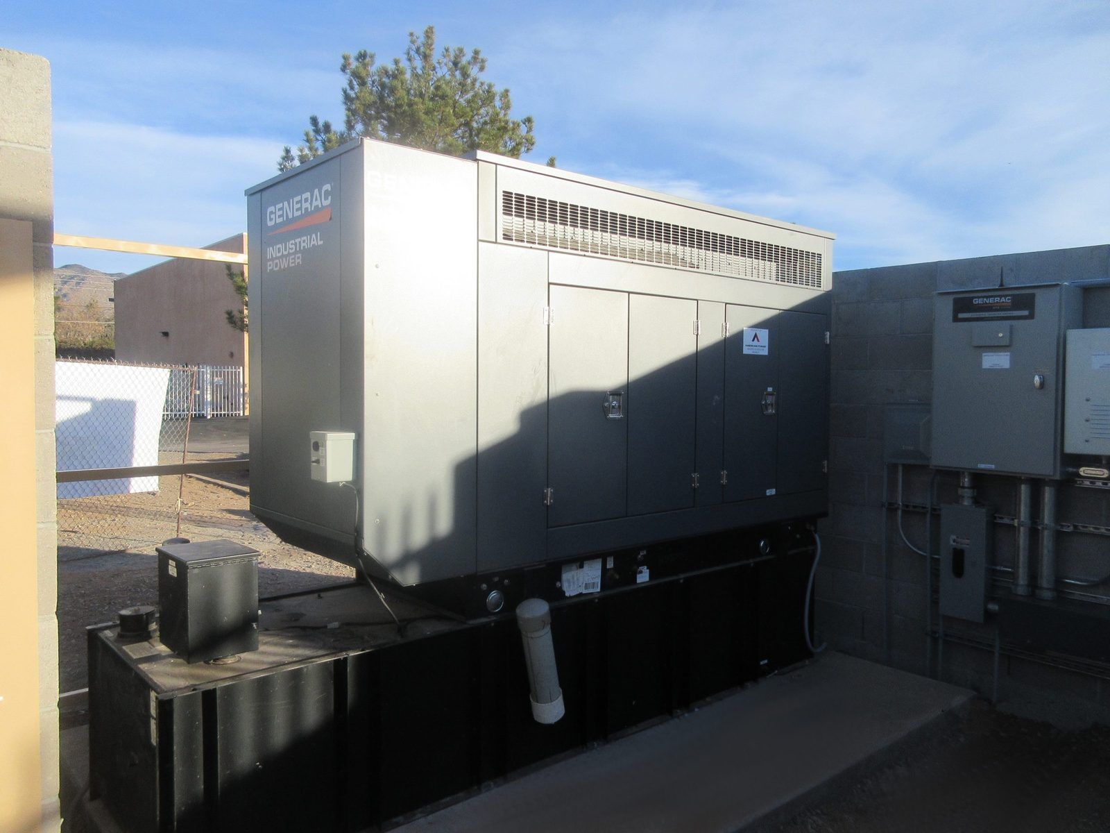 Standby generator installation in the field